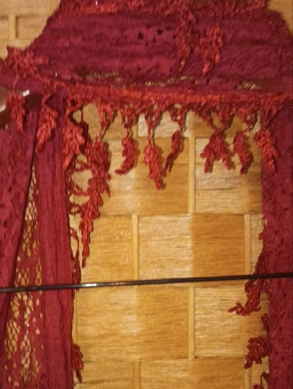 Source Unknown sheer lace